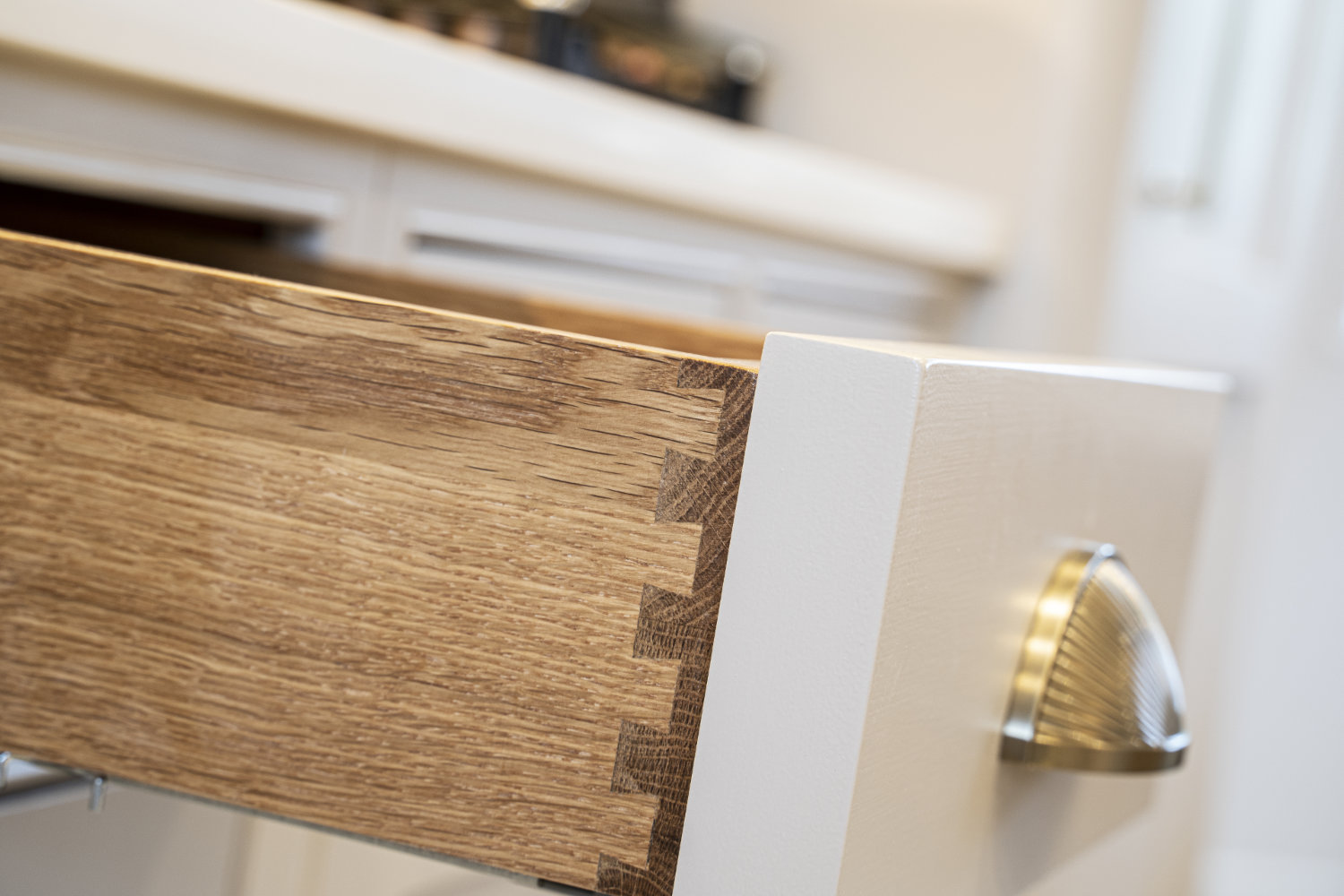 Bespoke Shaker drawer detail